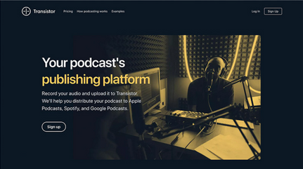 podcast website example